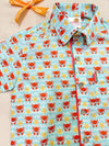 Boys' Beachy Crab Print Shirt