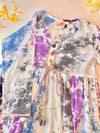 Vibrant Holi Tie-Dye Kurta Pant Set for Girls: Splash of Colors