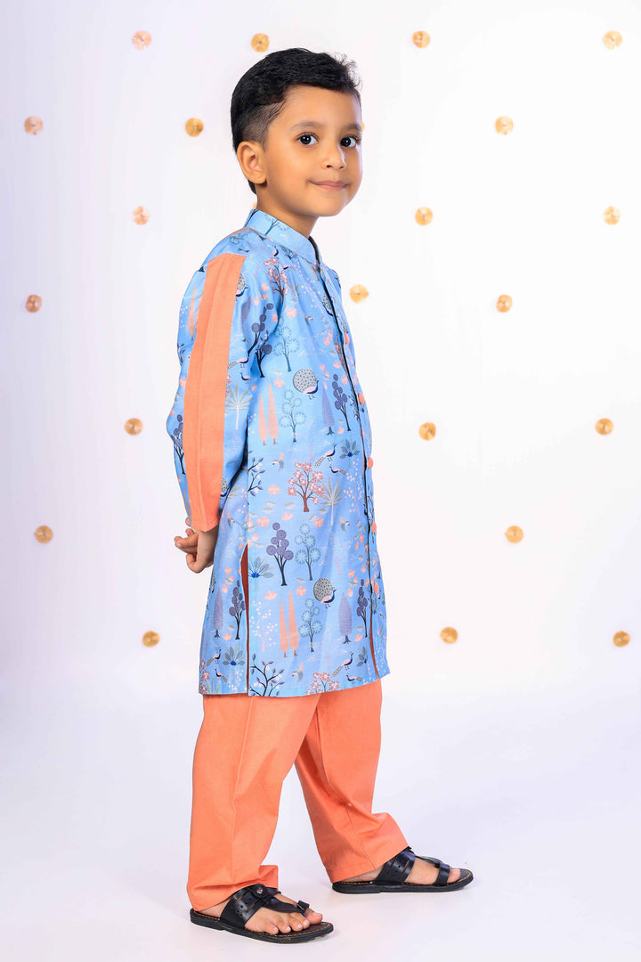 Morbagh Kurta Set For Boys - CuddlesClothing