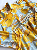 Load image into Gallery viewer, Yellow Floral Print Co-ord Set for Girls - CuddlesClothing