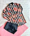 Cotton Printed Gota Embellished Kurta Pajama Set