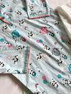 Adorable Panda Print Cotton Kurta Pajama for Boys
