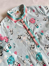 Adorable Panda Print Cotton Kurta Pajama for Boys