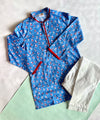 Yacht Print Kurta Pajama for Boys
