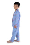 Dreamy Heartbeats: Boys' Heart Print Nightsuit
