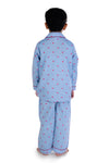 Dreamy Heartbeats: Boys' Heart Print Nightsuit