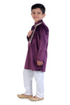 Velvet Kurta Pajama Set For Boys