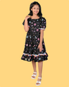 Floral Paradise Printed Girls Dress
