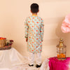 Trikona Leher Cotton Kurta Set For Boys