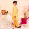 Surya Vansh Kurta Set – Yellow Embroidered Festive Ensemble