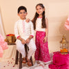 Yuvraj Baadal – Ivory Cotton Silk Kurta Pajama Set