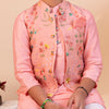 Gulraaj Kurta Set – Blush Pink Embroidered Jacket Set