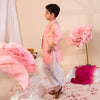 Gulraaj Kurta Set – Blush Pink Embroidered Jacket Set