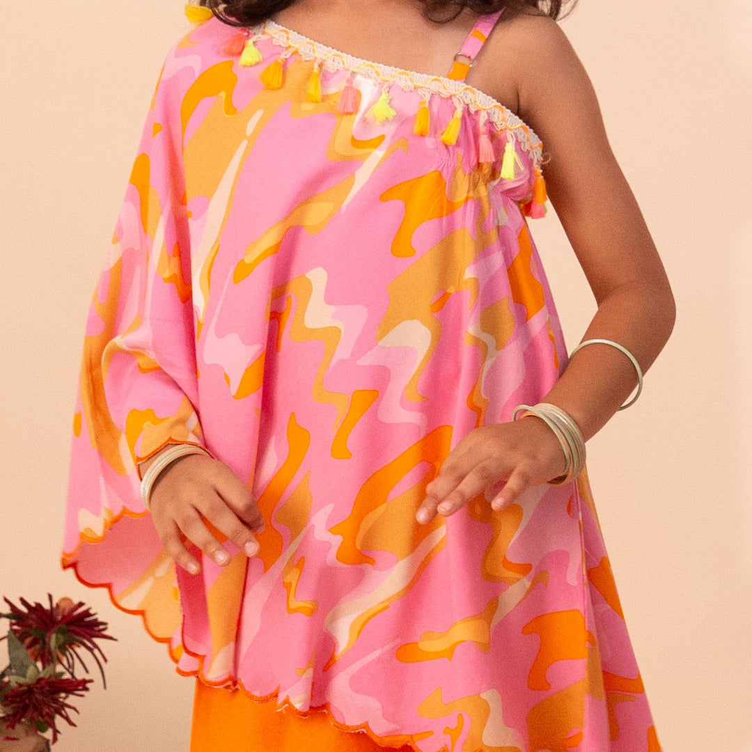Mehek-e-Bahar Co-ord Set For Girls - CuddlesClothing
