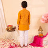 KesarRaaj- Mustard Yellow Bandhani Jacket Set