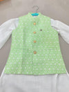 Green & White 3 pc. Jacket Set For Boys