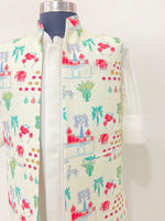 Load image into Gallery viewer, Rajwada Ivory 3-Piece Kurta Jacket Set