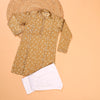 Silk Brocade Kurta Pajama Set for Boys with Tagai Embroidery