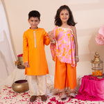 Load image into Gallery viewer, Mehek-e-Bahar Co-ord Set For Girls - CuddlesClothing