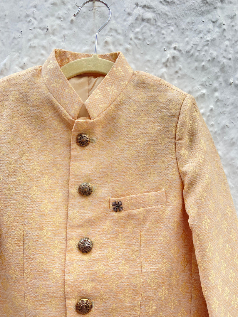 Jodhpuri Suit Silk Self Work - CuddlesClothing