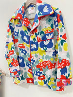 Load image into Gallery viewer, Vibrant Floral Cotton Muslin Nightsuit for Kids - CuddlesClothing