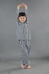 Classic Check Printed Cotton Nightsuit