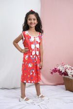 Load image into Gallery viewer, Unicorn Girls Sleeveless Cotton Dress - CuddlesClothing