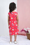 Unicorn Print Cotton Sleeveless Girls Dress