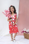 Unicorn Print Cotton Sleeveless Girls Dress