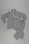 Classic Check Printed Cotton Nightsuit