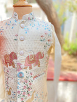 Load image into Gallery viewer, Aranya Embroidered Jacket Kurta Set